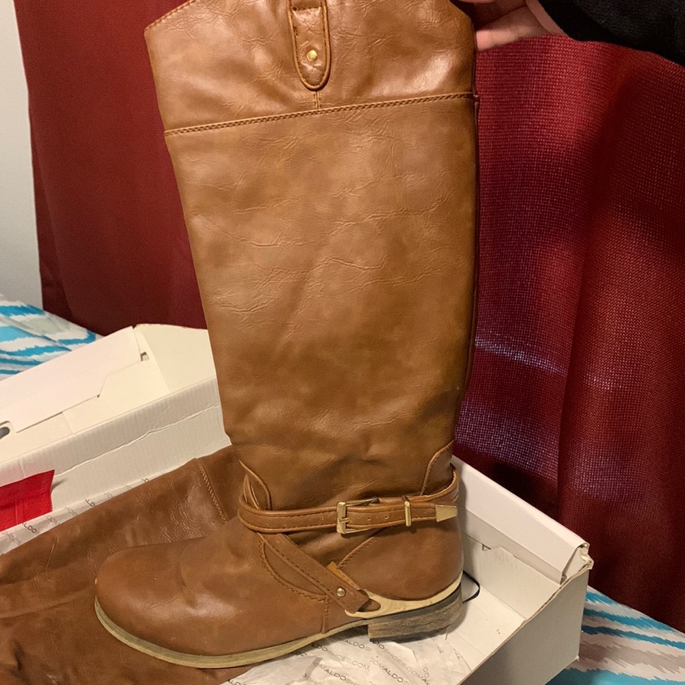 Aldo brown boots 37.5(size 8)
